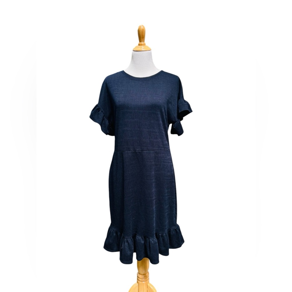 Emma & Michele M navy dress